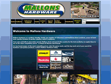 Tablet Screenshot of mallonshardware.com